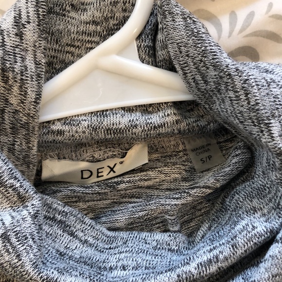 DEX SWEATER DRESS WITH MOCK TURTLE NECK - Picture 8 of 8